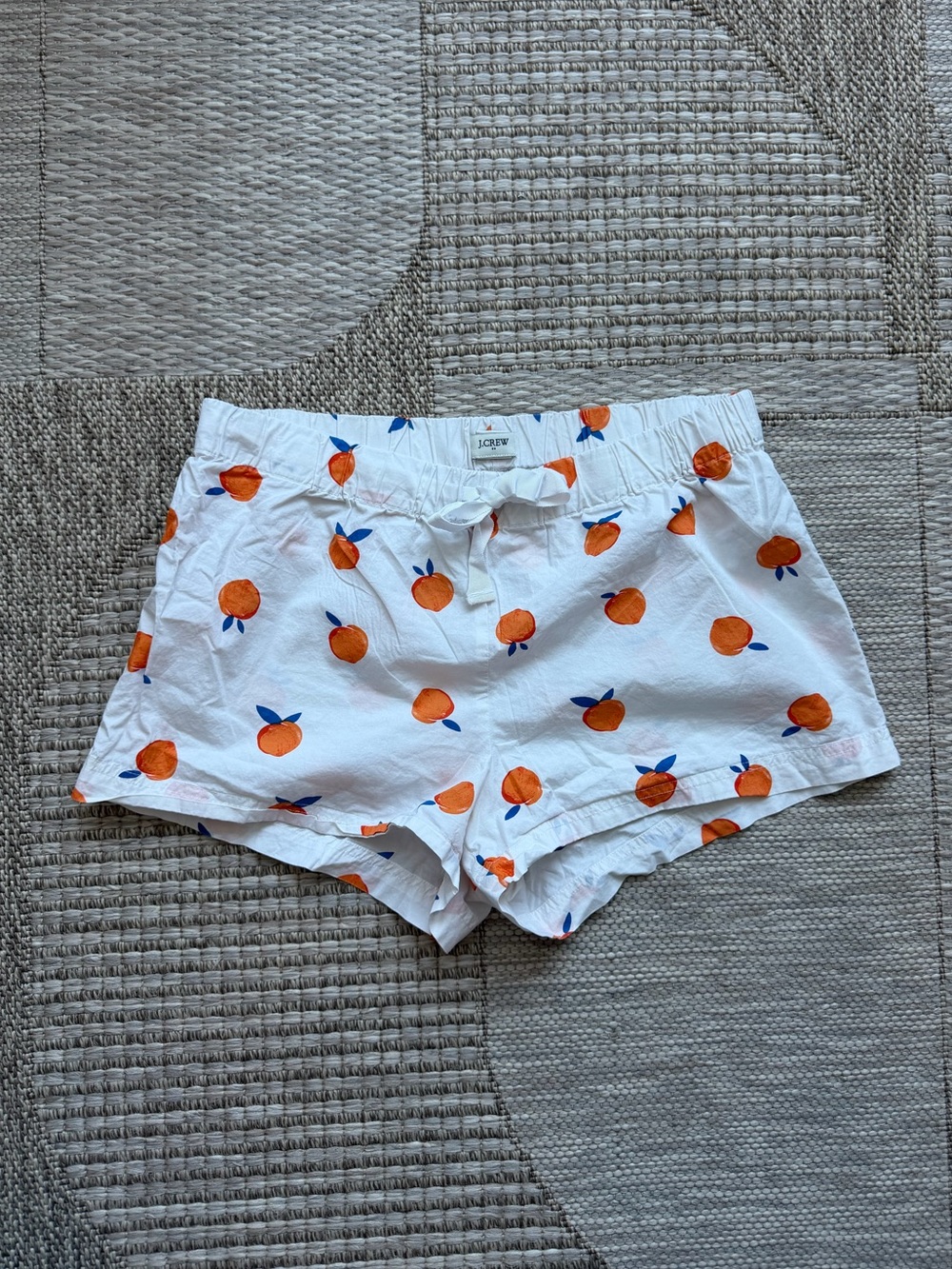 J Crew Peach Cotton Pajama Short